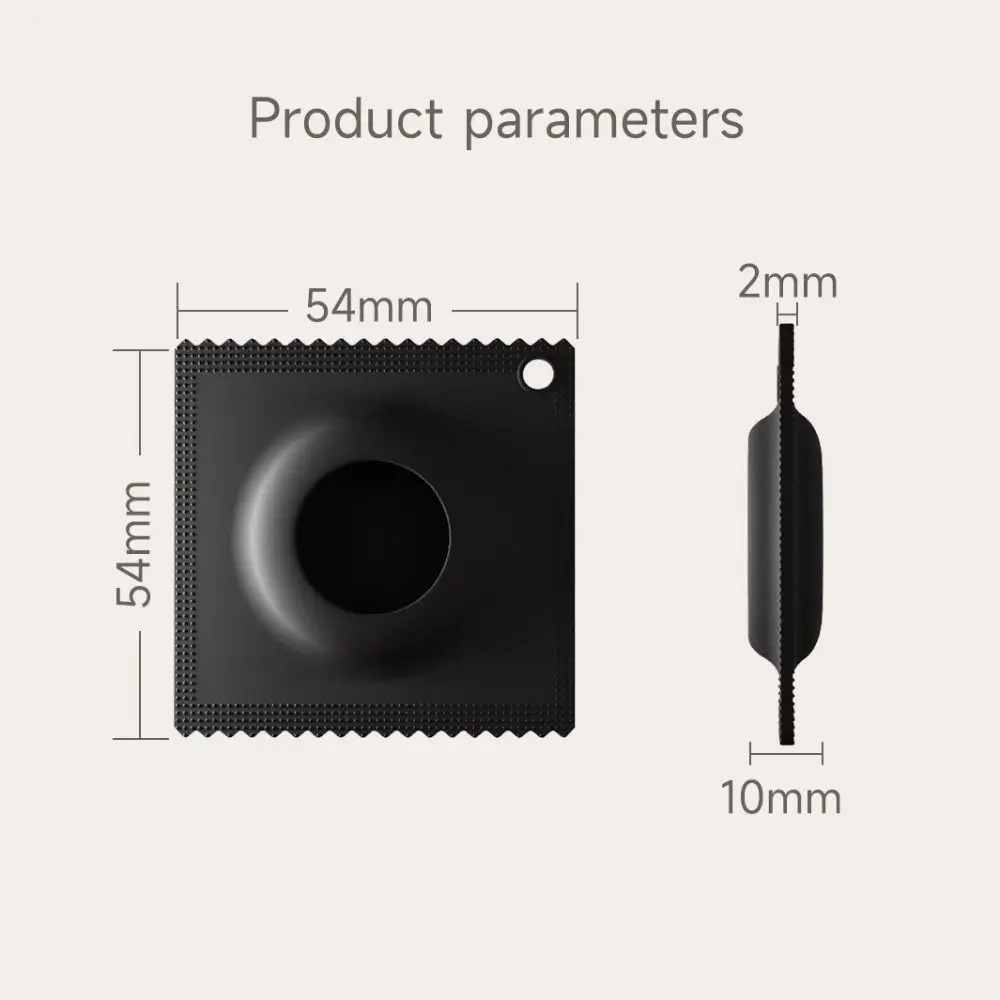 เคสซิลิโคนป้องกันแบบใหม่ ดีไซน์สร้างสรรค์ ขนาดเล็กกะทัดรัด บางเฉียบ พร้อมพวงกุญแจ สำหรับอุปกรณ์ติดตาม Apple AirTag