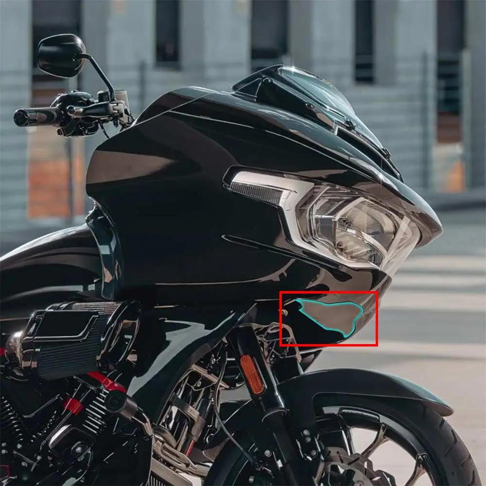 1PCS Outer Fairing Lower Panel Cover Matte-Black ABS Plastic Motorcycle Fit For Harley Touring Road Glide FLTRX 2024 2025 2026