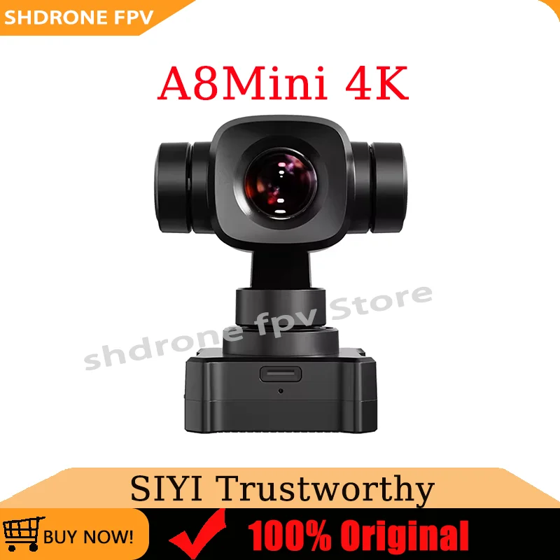 SIYI A8 Mini 4K Gimbal Camera 8MP HD 6X Digital Zoom 1/1.7