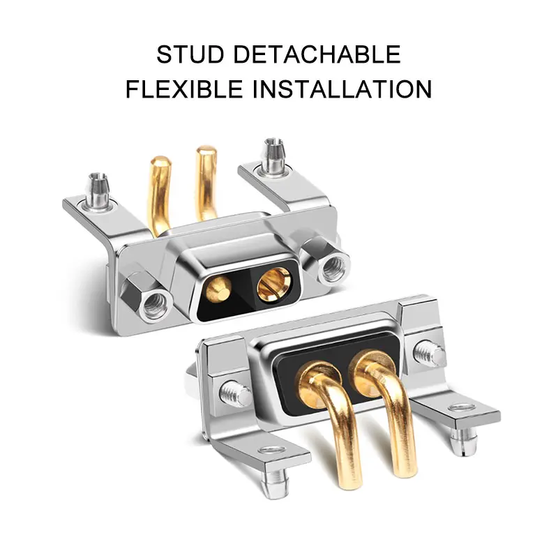 40A 30A 7W2 2W2 2V2 3W3 Solid Pin Connector Welding Plate Type 90 Degrees Bend Foot Plug DB2 Solder Board Socket DR Welding Head