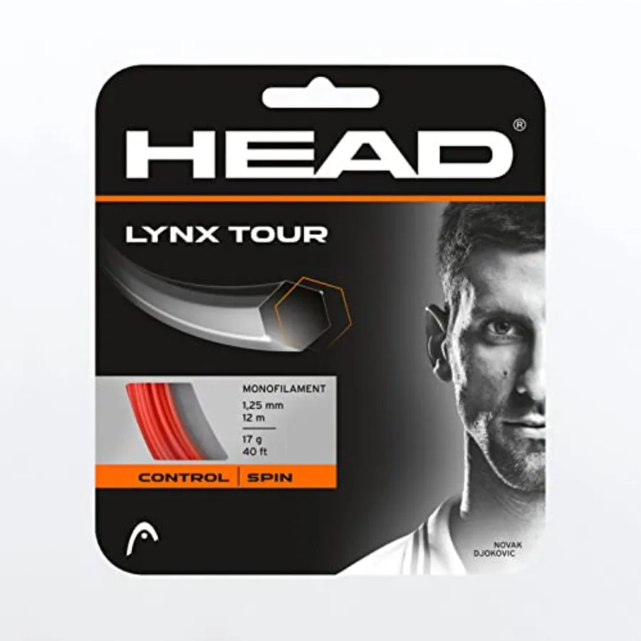 Lynx Tour Monofilament Tennis String Set Multipacks 2-4-6-8 Packs Light Yellow High Tension Durable Performance