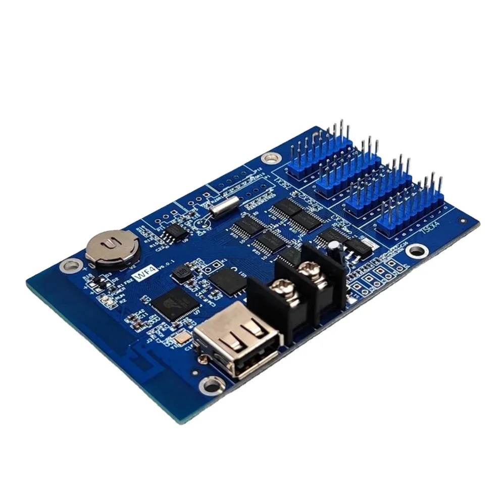 

HD-WF4 RGB LED Display Controller, Full Color LED Sign Module Control Card,U-Disk and WIFI Wireless Control
