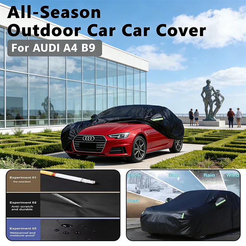 

for AUDI A4 B9 B10 - Outdoor Full Protection, Waterproof Dustproof Heat-Resistant car cover waterproof outdoor