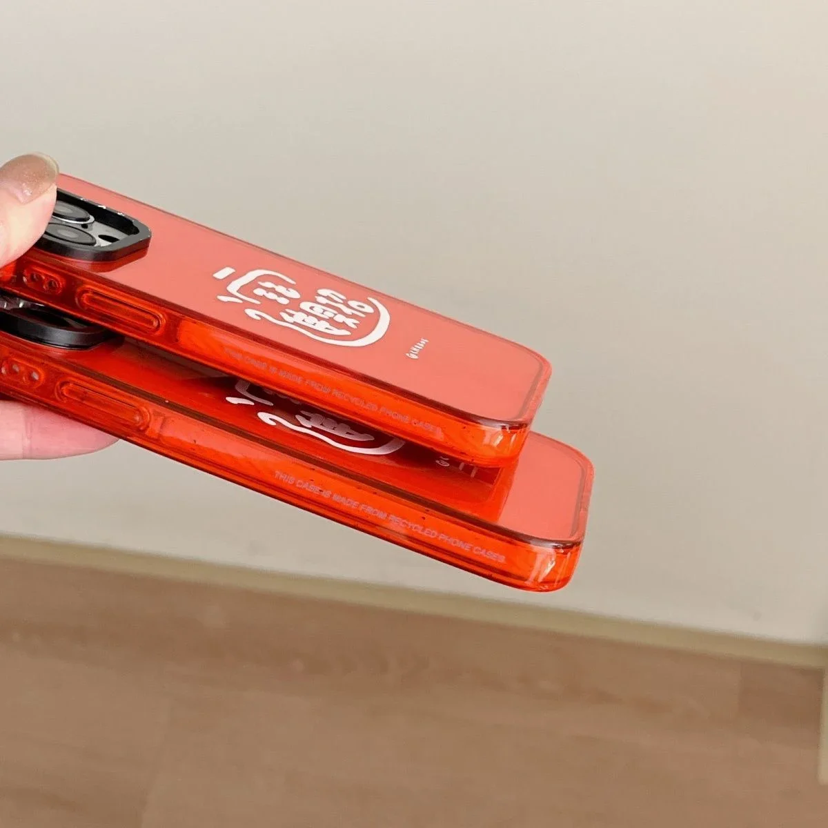 Funda de teléfono con texto de Año Nuevo, carcasa acrílica con borde mejorado para IPhone 11, 12, 13, 14, 15 Pro Max, 15 Pro Max, 2,0