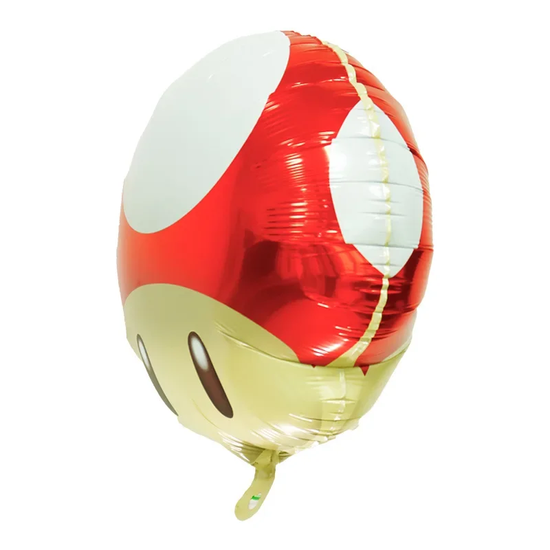 Super Mario Cartoon lateksowy balon z folii aluminiowej dekoracja urodzinowa dla dzieci rekwizyty Yoshi brzoskwiniowa figurka balon zabawki prezenty