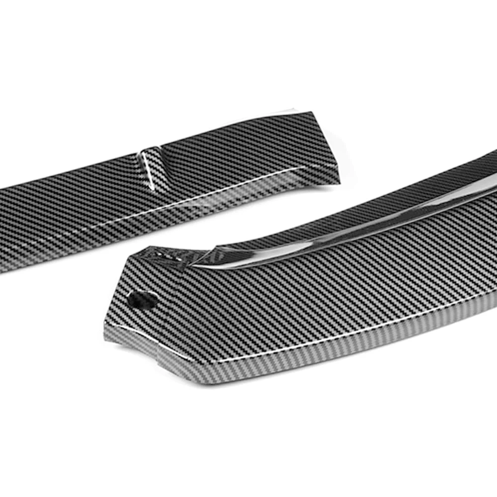 HTTYYX For Ford Fiesta 2014 2015 2016 2017 2018 2019 Model Car Front Bumper Splitter Lip Diffuser Body Kit Spoiler Guard view 3