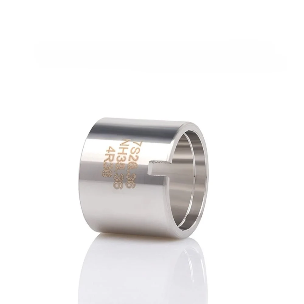 الفولاذ المقاوم للصدأ ساعة حركة حامل قاعدة قوس الدقة التجنيب قوس ل SKX007 NH34/35/36/37/38 7S26 7S36 4R36