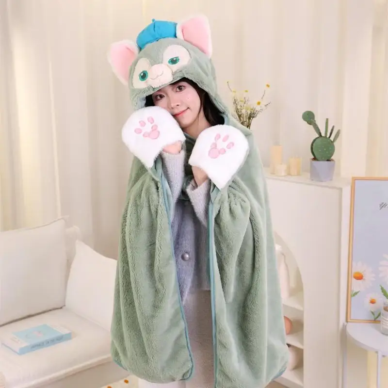 Disney Anime Gelatoni Olu Mel Rex Kawaii Pluche Verdikte Warme Kantoor Met Airconditioning Deken Dinosaurus Cape Verjaardagscadeau