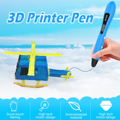 Imagen 2 del producto Bolígrafo 3D Bolígrafo de impresión 3D para niños con filamento Pla Juguete creativo 3D Regalos para niños con bolsa portátil
