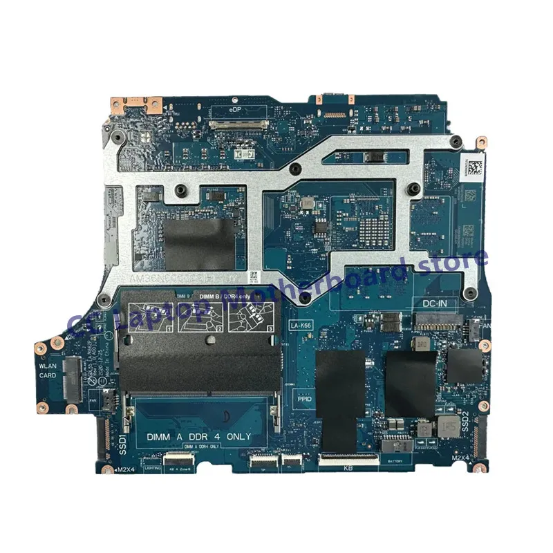 

LA-K662P Mainboard For Dell G15 5510 Laptop Motherboard With I5/I7-10th Gen CPU GTX1650/RTX3050/RT3050TI 100%Tested Working Well