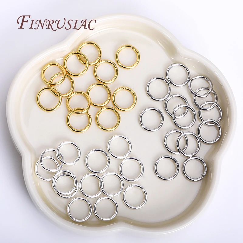 50–200 Stück 3–10 mm 18 Karat vergoldete Biegeringe, offene geteilte Ringverbinder für DIY-Schmuckherstellung, Großhandelsartikel – Detail 29