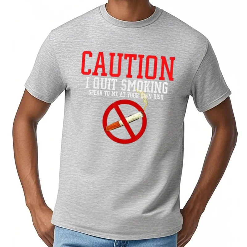 New Quit Smoking Gift Stop Smoke Free Unisex Funny T-Shirt Tee Gift USA