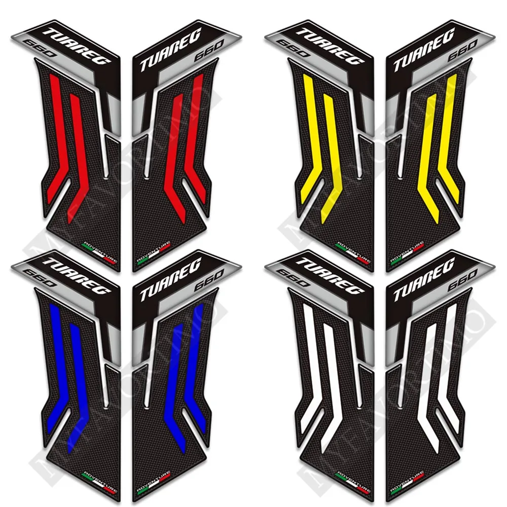 Motorcycle For Aprilia Tuareg660 Tuareg 660 2022 Tank Pad Grips Gas Fuel Oil Kit Knee Protector Stickers Decals