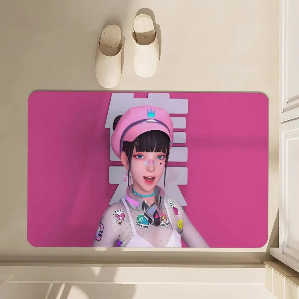 

J-jyanme Floor Mat Soft Diatom Bathroom Absorbent Floor Mat, Toilet Of The Bathroom, Household Floor Mat, Door Mat Carpet