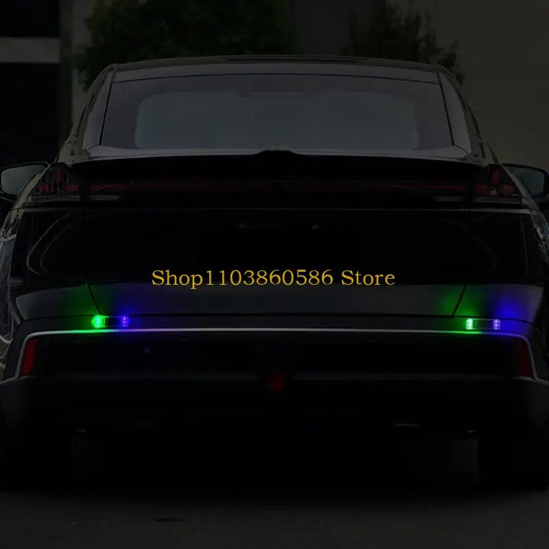 242A Anti Theft Flashing Lamp Solar Powered Mini LED Car Warning Light Night Security Simulated Alarm Wireless for Motorbikes
