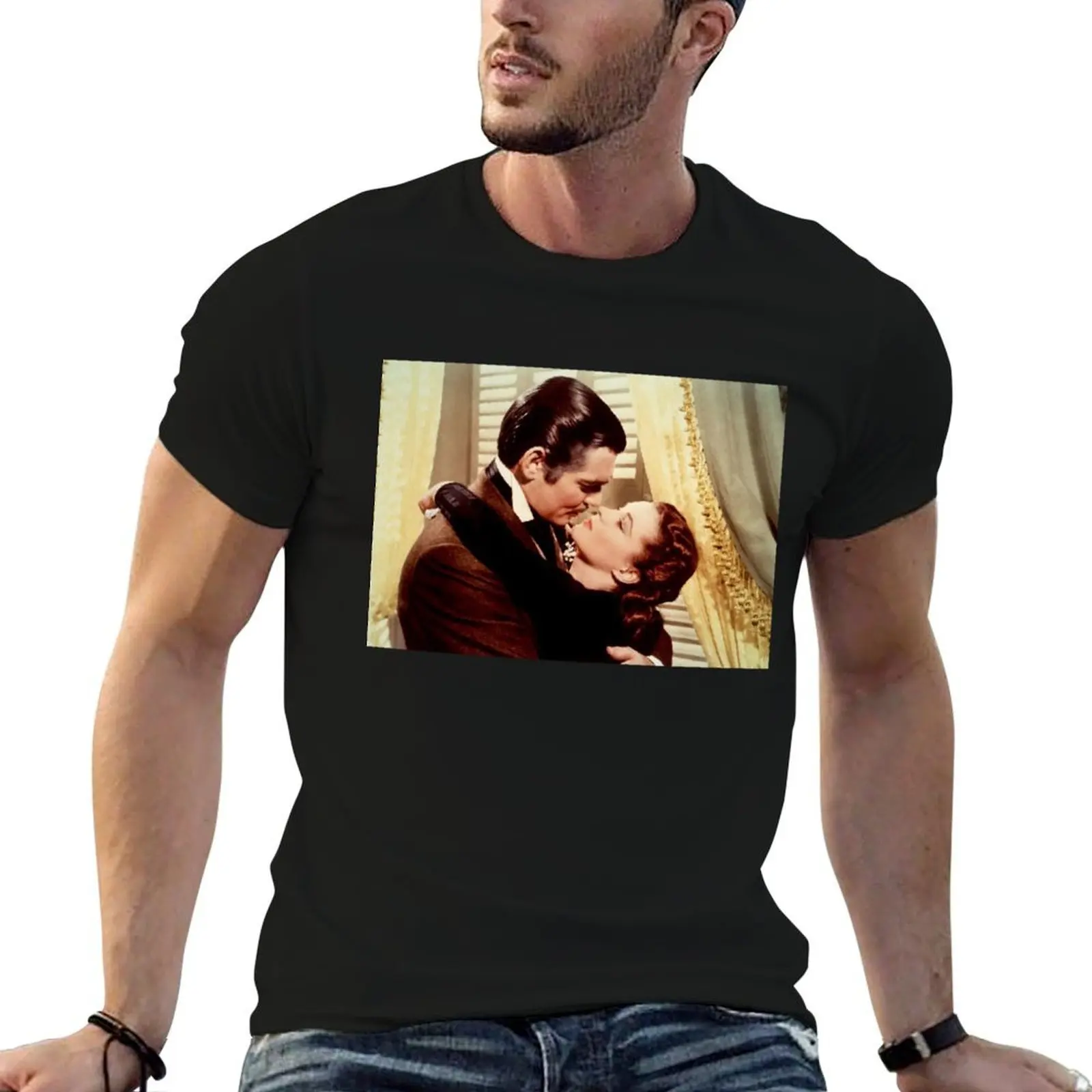 

Gone with the wind T-Shirt t shirts for man slim fit funny t shirts cotton T-Shirt
