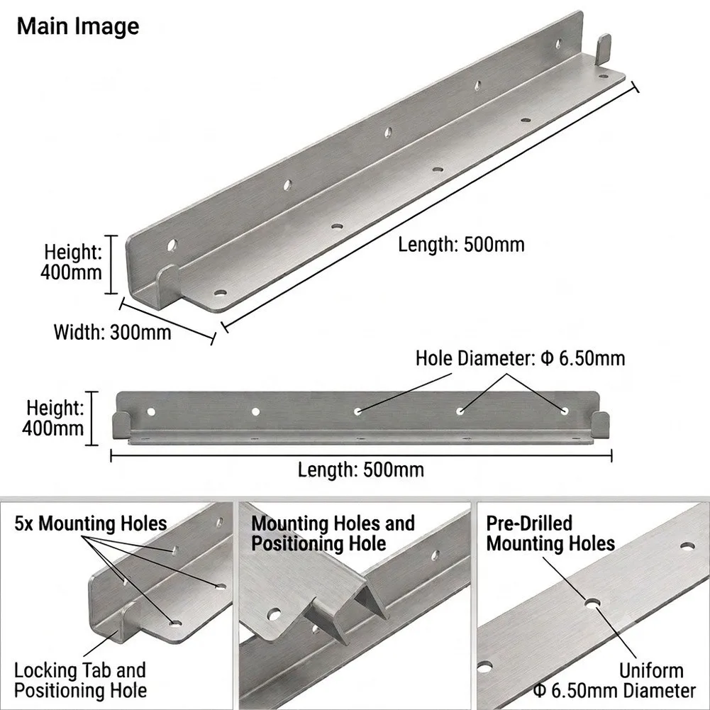 2/4pcs Aluminum Z-Bracket Solar Panel Mounts Bracket For Sheds, Roofs, Walls, Boats, Trucks, Trailers Effortless Installation