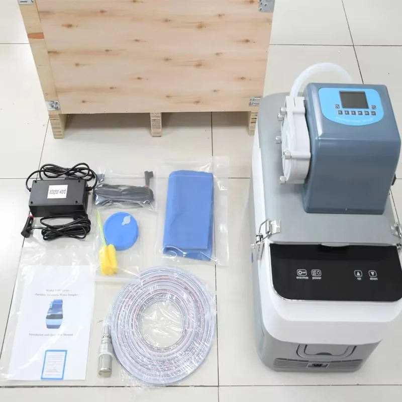 Professional Por   Automatic Water Sampler for Deep Ground Quality with Refrigeration OEM Supported