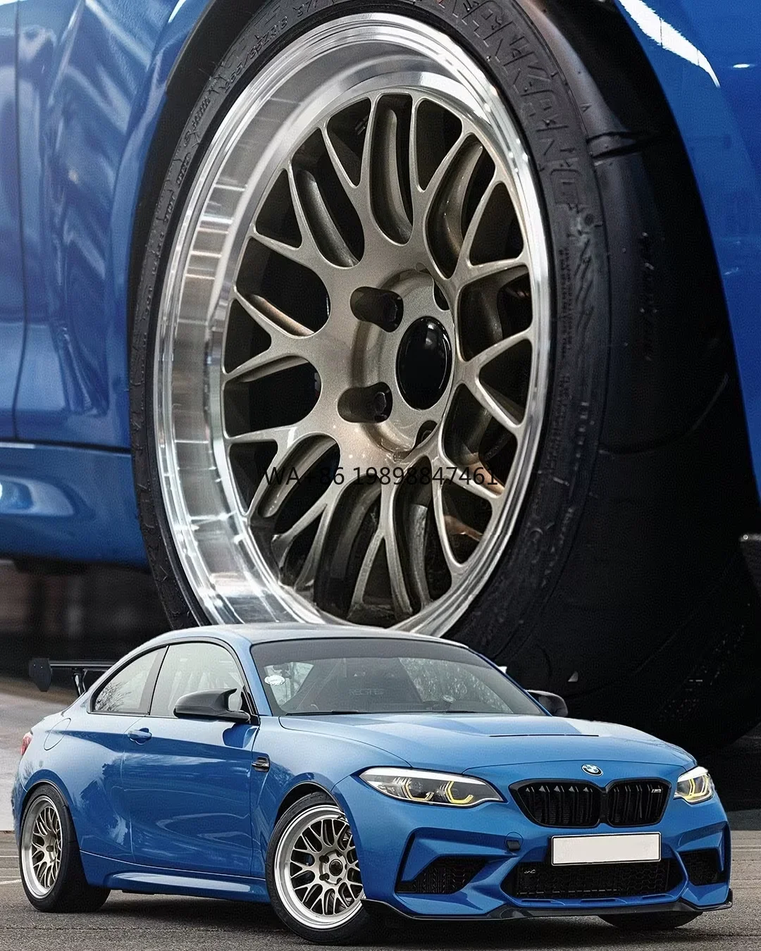 Nuevos llantas de coche monobloque forjadas cóncavas 5X112 5X120 5X114,3 PCD ruedas de plato profundo pulidas de 18-24 pulgadas para coches de pasajeros BMW