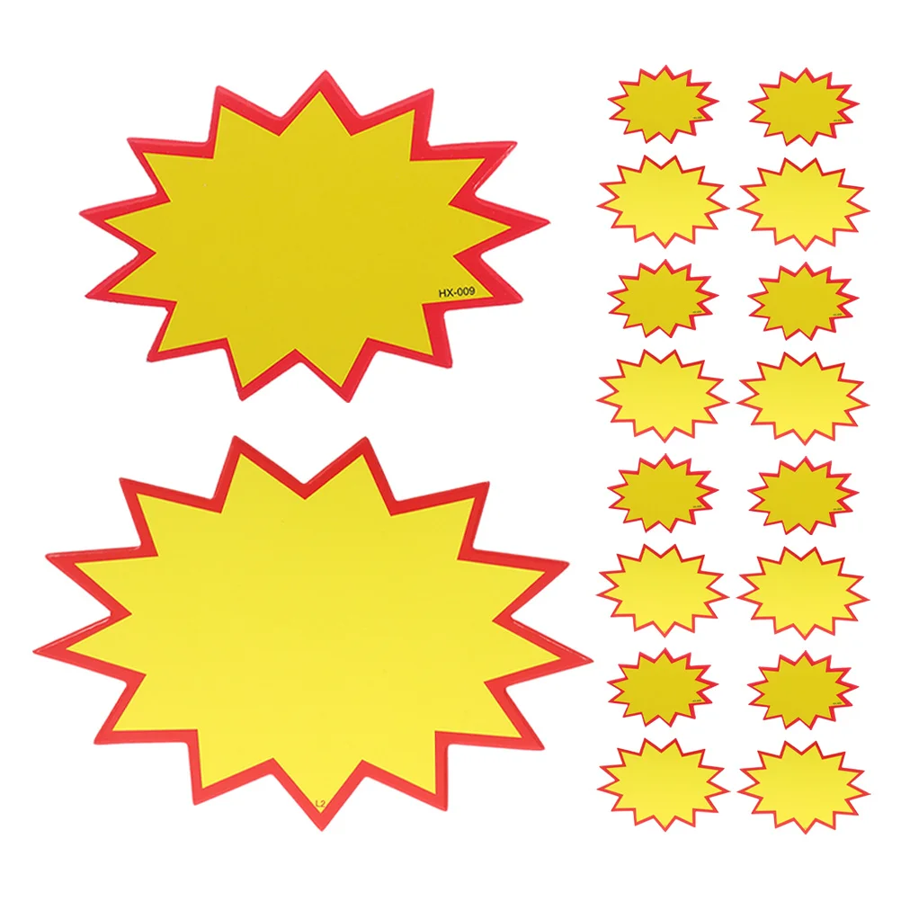 200 قطعة من علامات الأسعار الورقية، منطقة كتابة فارغة، ملصقات أسعار تصميم بسيط لمتجر البيع بالتجزئة في السوبر ماركت، سوق الخضروات والفواكه #3