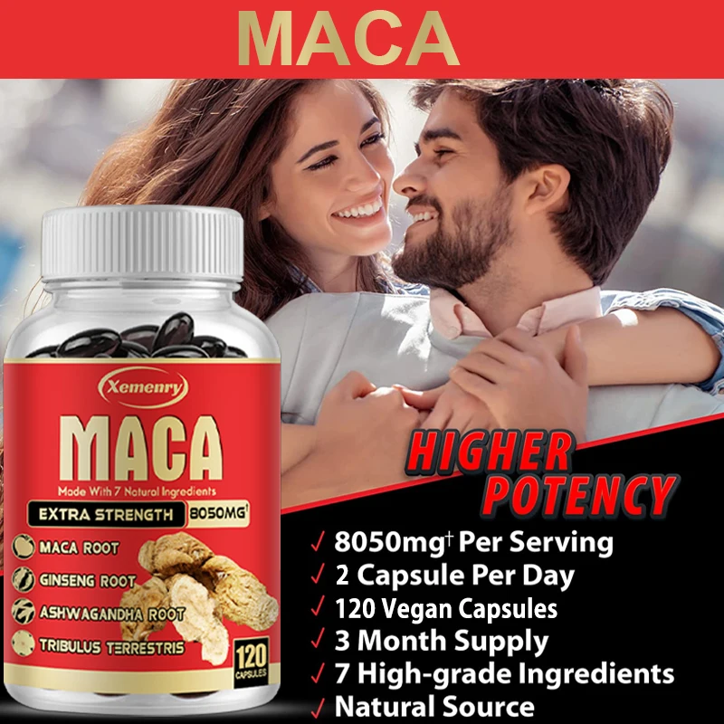 كبسولات جذر الماكا - تعزز نمو العضلات، ويزيد من الطاقة والقدرة على التحمل، ويحسن المزاج، ويعزز الأداء الرياضي #4