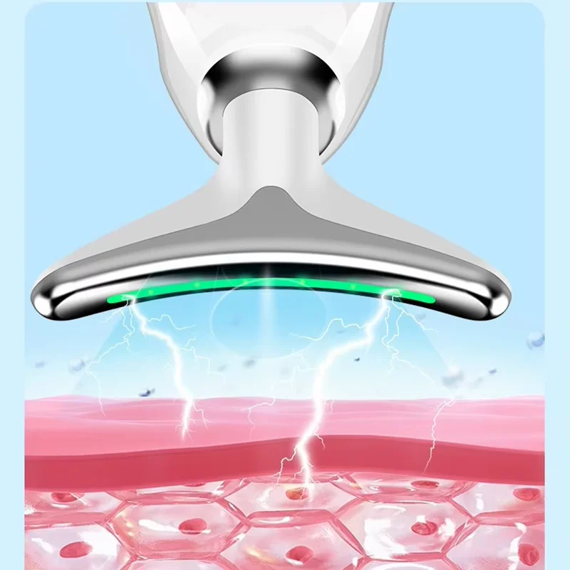 7-kleuren anti-rimpel gezichtsmassager nek gezicht schoonheidsapparaat huid draai gezichtslift apparaat verminderen dubbele kin huidverzorgingstool