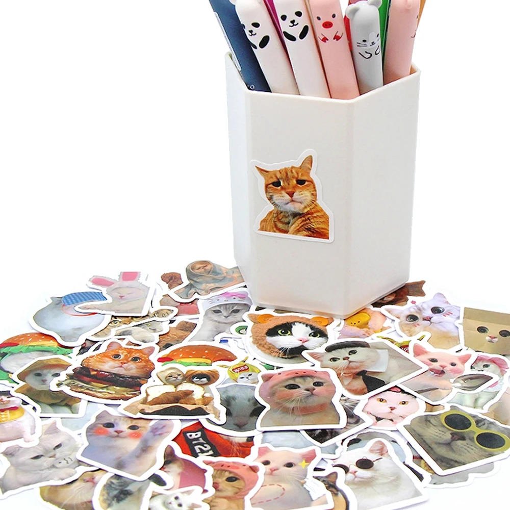 100 個かわいい面白い猫の絵文字ステッカー漫画デカールおも - Phone Cases Kids のレビューと価格