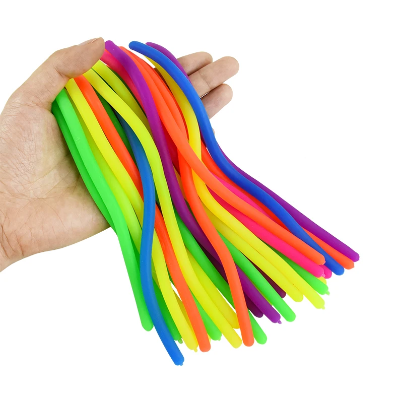 10/20/30Pcs Stretchy String Fidget Sensory Toys Kids Birthday Party Favors Pinata Goodie Bag Filler Christmas Gift Stress Relief