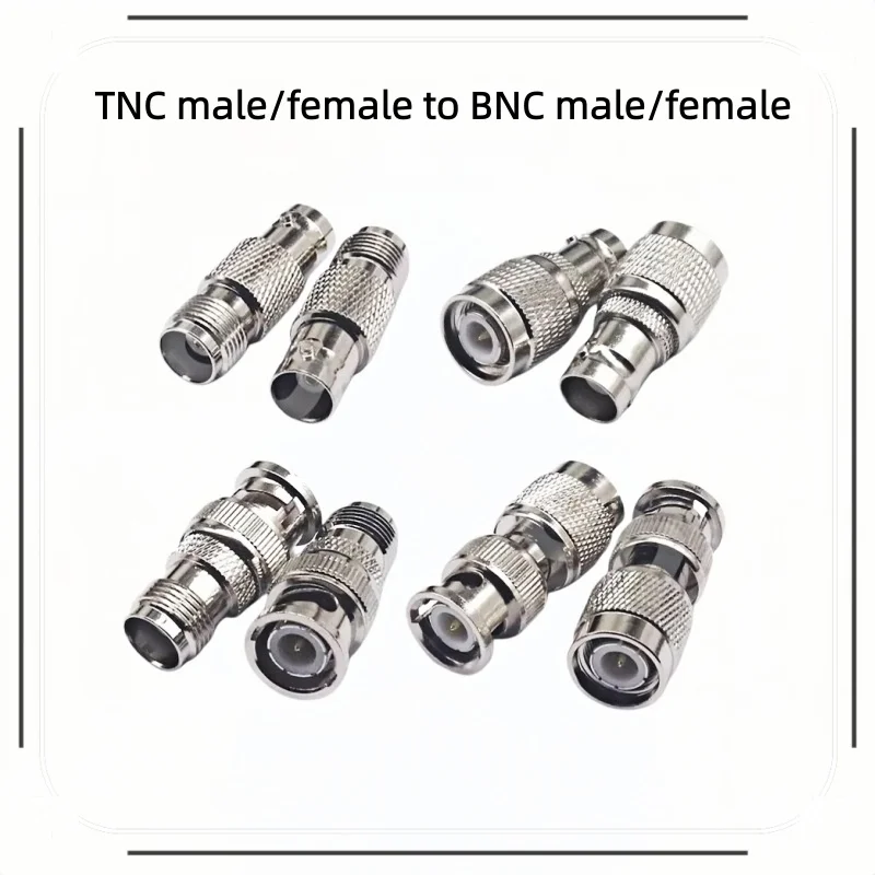 TNC Male to BNC Female RF Adapter Wireless Antenna Amplifier BNC to TNC Adapter for Electronic Components
