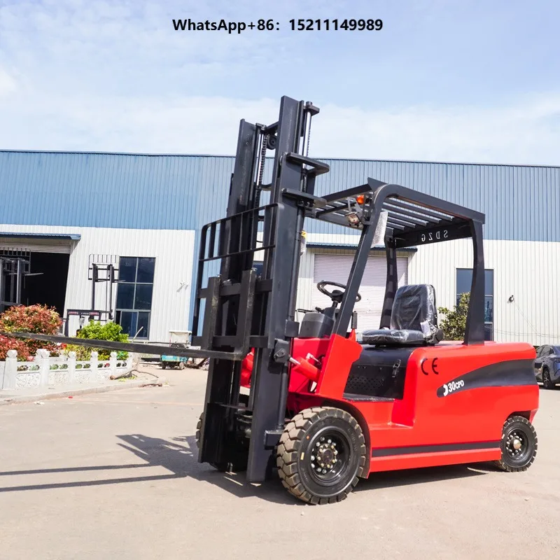 Electric Forklift 2.5Ton 3Ton 3.5Ton, Vibration Reduction Build, Forklift for Production Workshop Regular Tasks