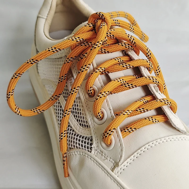 1 Paar 6mm Gewebte Dicke Runde Schnürsenkel für Sport, Freizeit, Outdoor, Basketball, Canvas-Freizeitschuhe – Detail 14