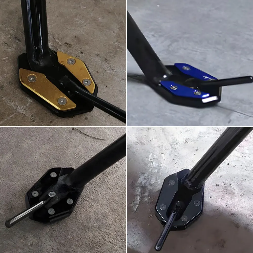 For Yamaha MT-03 MT-25 YZF R3 R25 2014-2018 Motorcycle Kickstand Foot Stand CNC Enlarger Anti-slip Side Support Plate Pad