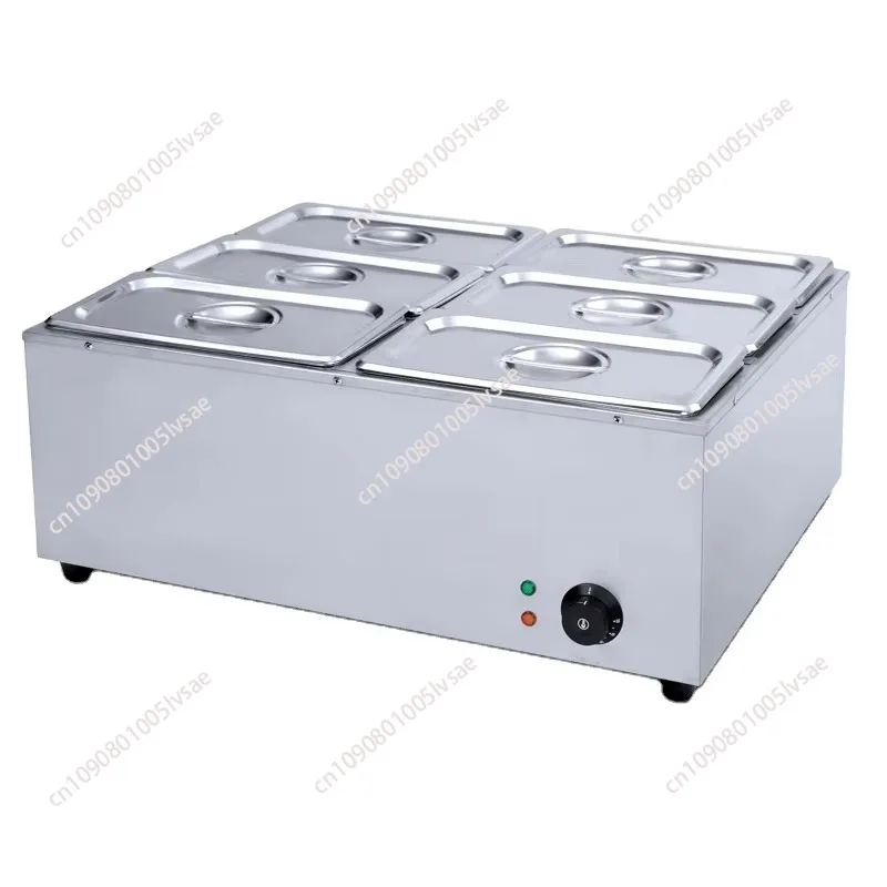 

Electric 6-Pan Food Steam Table Buffet Warmer Set
