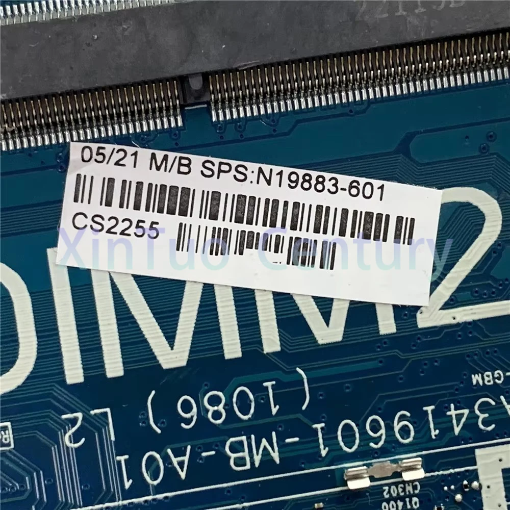 6050a 3419601   Para hp elitebook 830 840 g8 scheda madre del computador portátil uma i5-1145G7 i7-1185G7 N19883-601 100% testado trabalho