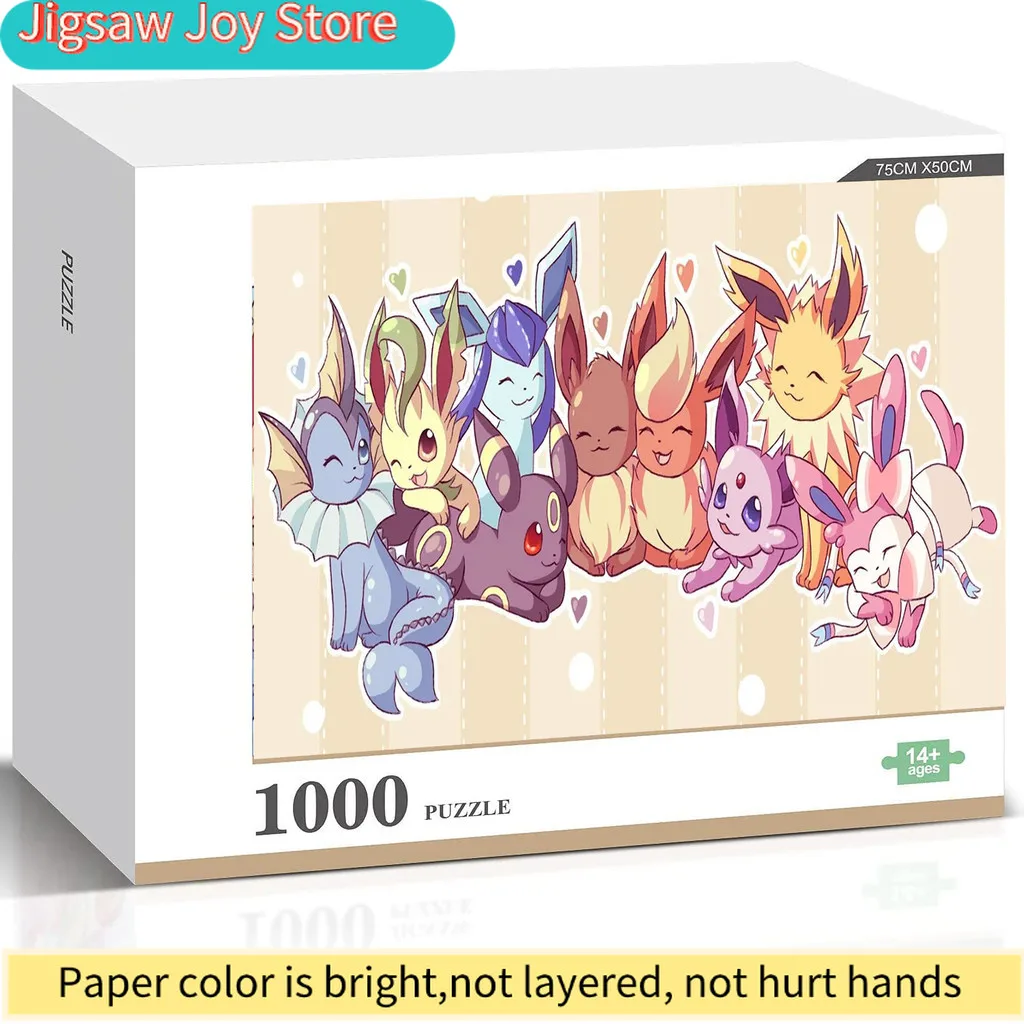 

Эпическое приключение с покемонами: красочный пазл для детей, развивающая игра в стиле аниме, игрушка для снятия стресса