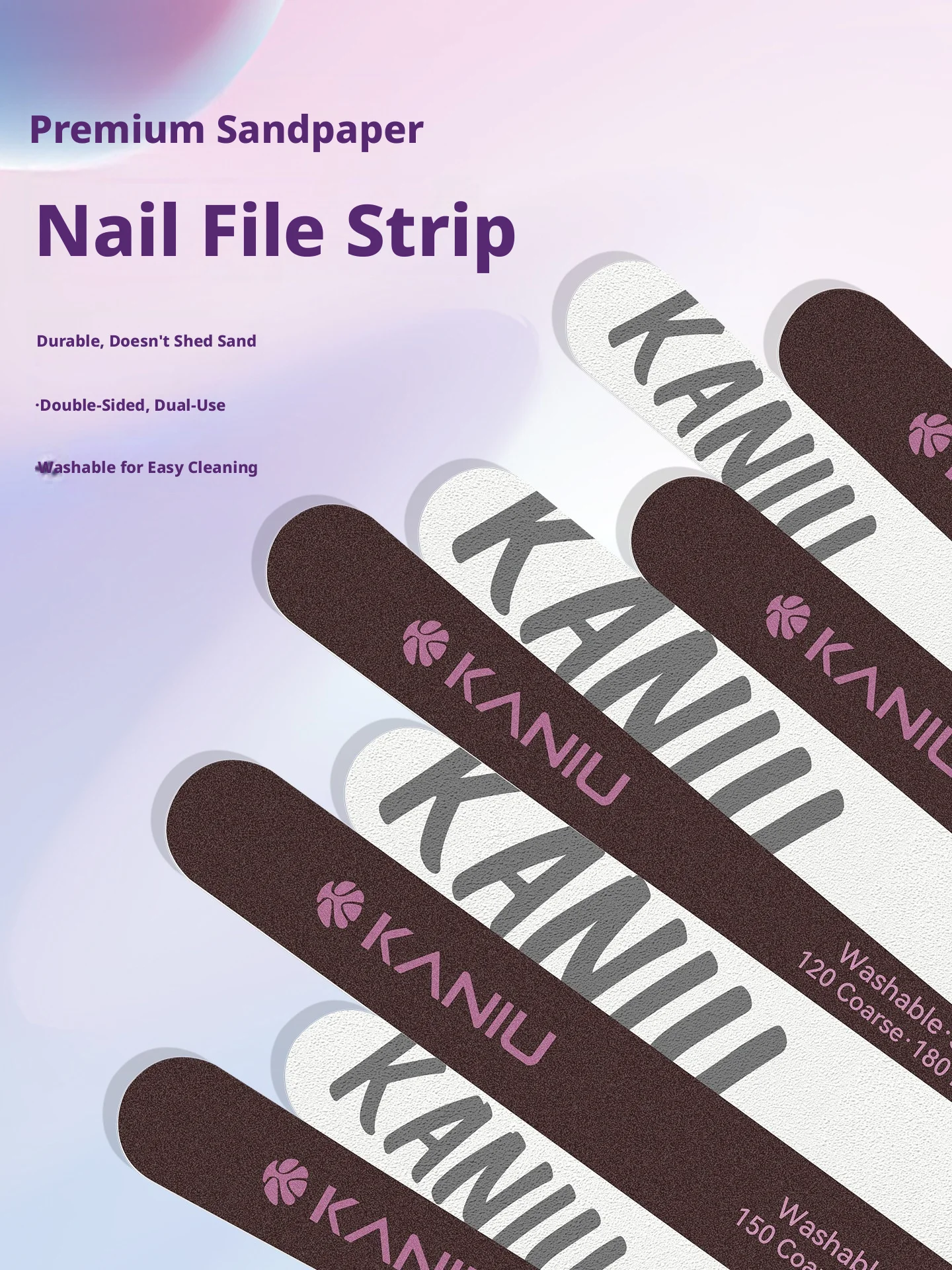 1PC 17.8X1.95CM Wooden File Professional Emery Board Nail Art Buffer File Gel Polish Removing Grinding File Nail Grinding Tool