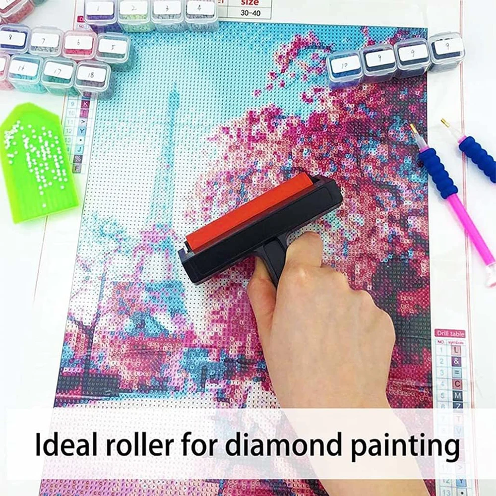 DIY Diamond Painting Roller Tool Kit with Correction  Accessories  for 5D Diamond Art Canvas Pressing & Leveling Alignment Tools view 5