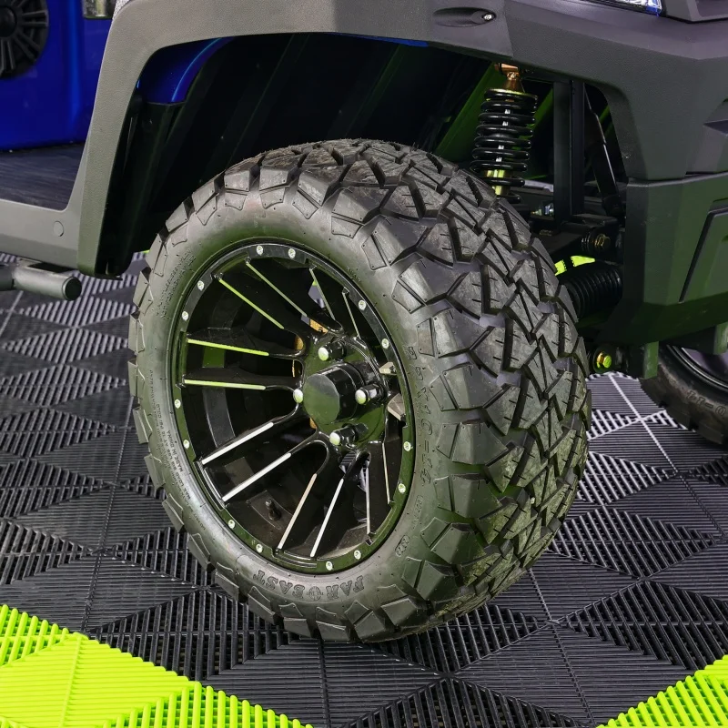 CE certification  two-seaterfour-wheel-drive model equipped with a 60V/72V battery and an aluminum frame similar to a golf cart