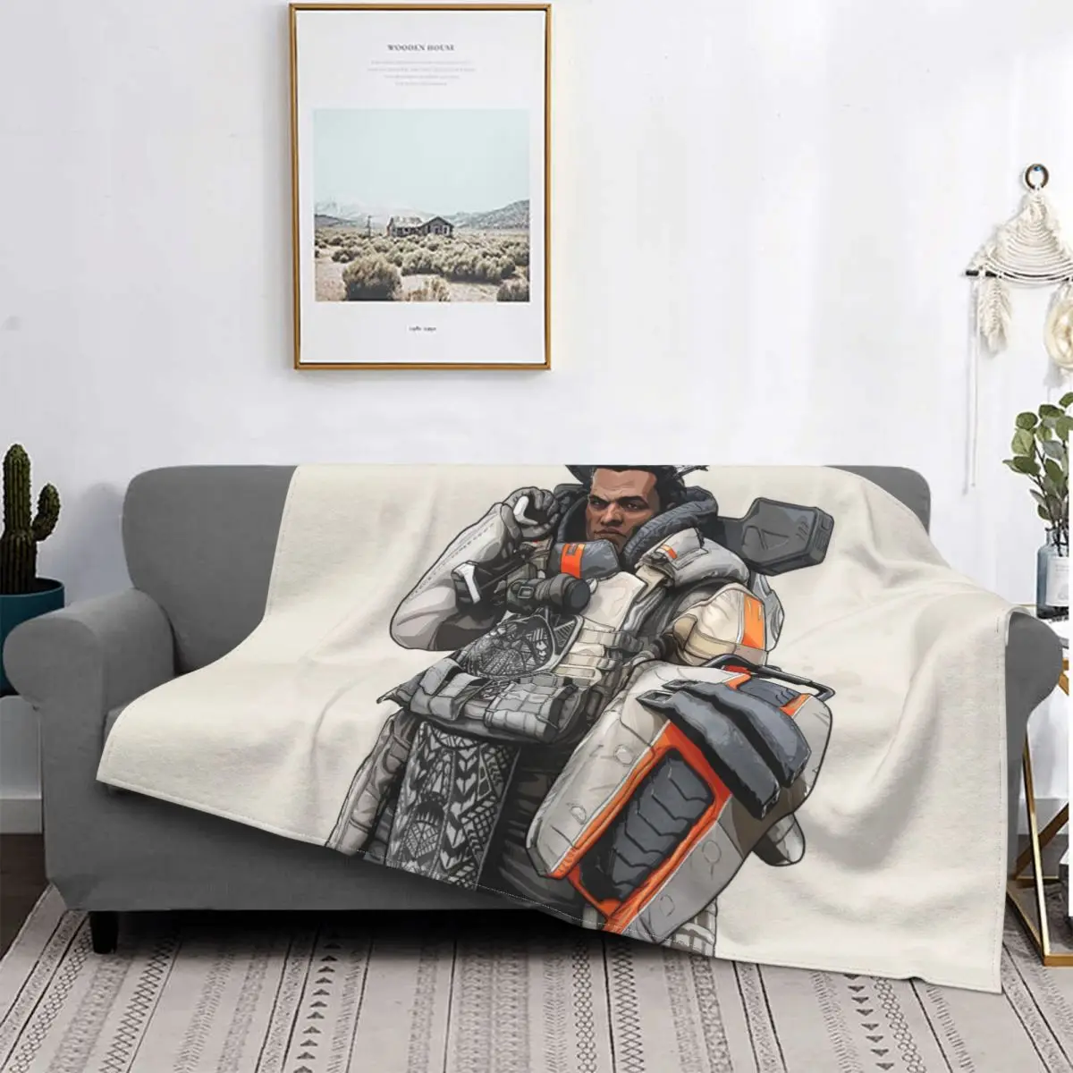 Gibraltar Blanket Apex Legends Crypto Shooting Game Fleece Plush Lightweight Ultra-Soft Throw Blankets For bed Plush Thin Quilt