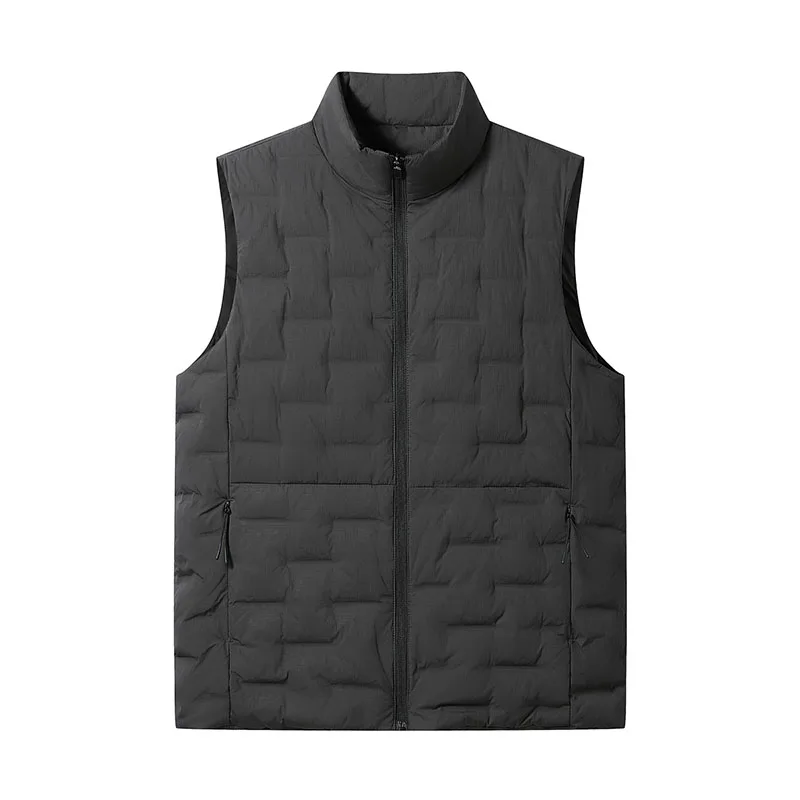 Winter Men White Duck Down Casual Vest Men Waterproof Windproof Fashion Sleeveless Vests Male Pockets Warm Ultralight Waistcoats