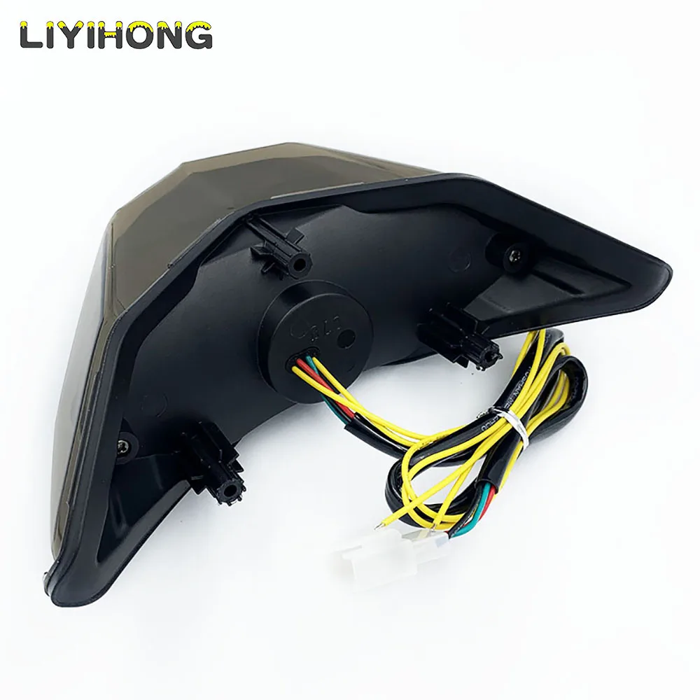 For Kawasaki Ninja 250 300 EX300 2013 2014 2015 2016 2017 Rear Taillight Tail Brake Turn Signals Integrated Led Light