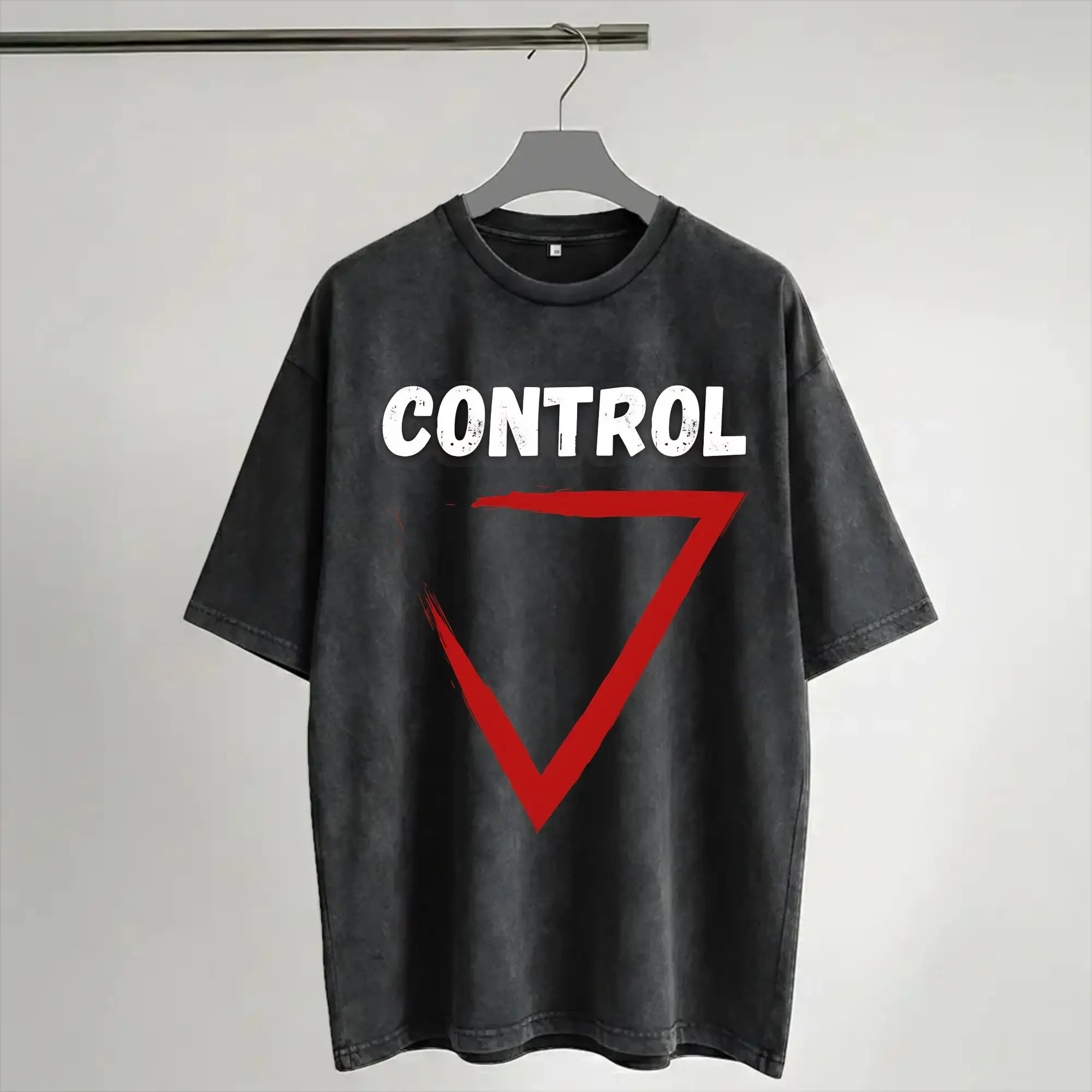 Harajuku Washed Shirts Jesse Control Accessories Fashion T Shirt Oversize  Streetwear Short Sleeve Printed Tops Tees