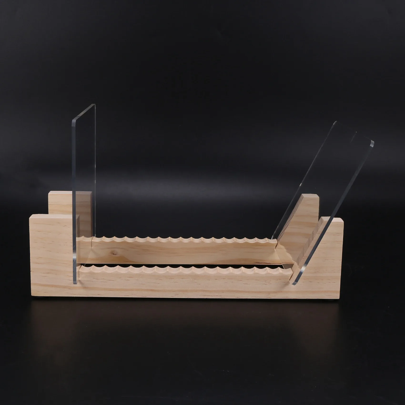 3x-vinyl-record-storage-holderacrylic-endsdisplay-your-singles-and-lps-in-this-modern-portable-rack-unit-a68e