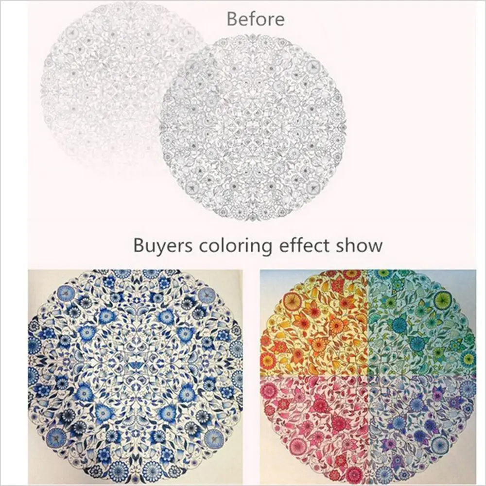 Kraina Zwierząt Nowe Style Biuro Szkoła Redukcja Stresu Przepędzanie Czasu Książki do Malowania Książki do Kolorowania Graffiti Ręcznie Malowane Rysunki