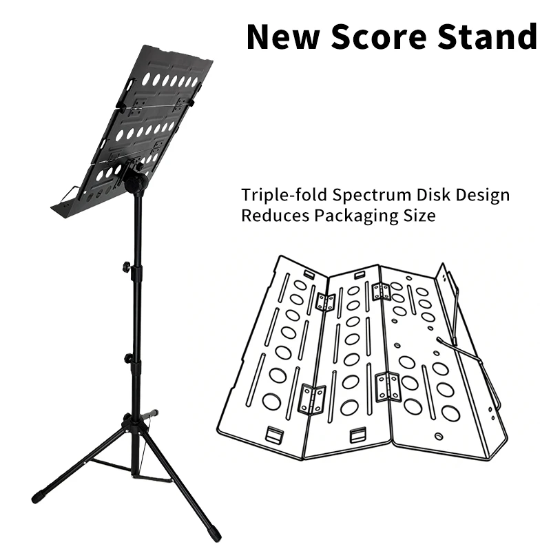 Floor-standing music stand 70% off Stackable and detachable adjustable guitar and violin music stand Floor-standing tripod