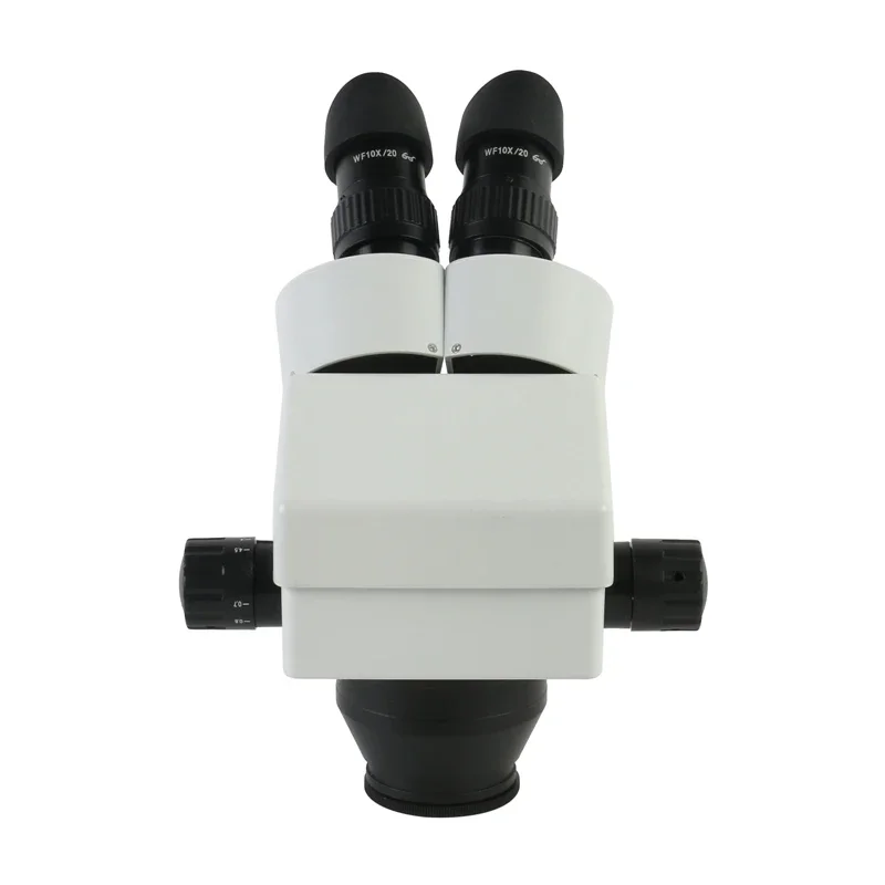 Imagem -06 - Microscópio Binocular Estéreo de Laboratório Industrial Zoom Contínuo 7x 45x com Ocular Led Wf10x para Solda Pcb de Telefone