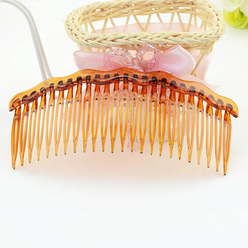 6 Stück französische Haarseitenkämme für Frauen, feines dünnes Haar, dekorative Haarkämme für Frauen und Mädchen, Braut, Hochzeit, Schleier, Haarspange, Kämme – Detail 7