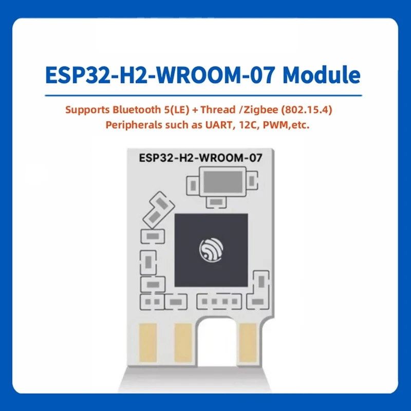 A48R-ESP32-H2-WROOM-07 Supporto modulo Bluetooth ESP32 H2 Antenna monopolare esterna Filettatura Lexin/Ziabee/Ble Non Adc calibrato