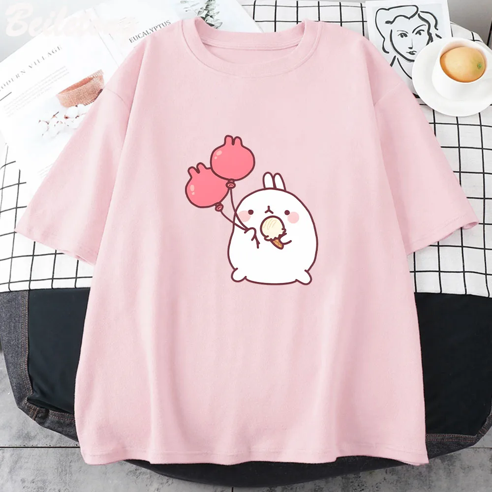 Kawaii Ice Cream Print T Shirt Summer Trend Street Fashion Cotton T-shirt Men Women New Funny Pattern Print Tees Short Sleeve