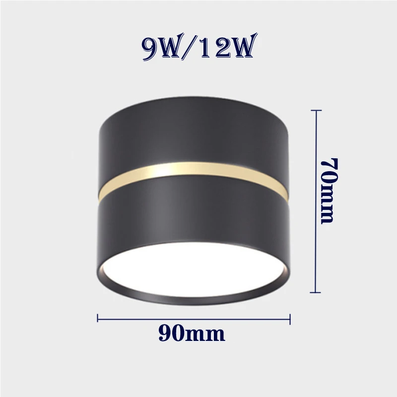 Nordic minimalist surface mounted LED downlight bedroom corridor aisle home entry lamp cloakroom modern living room spotlight